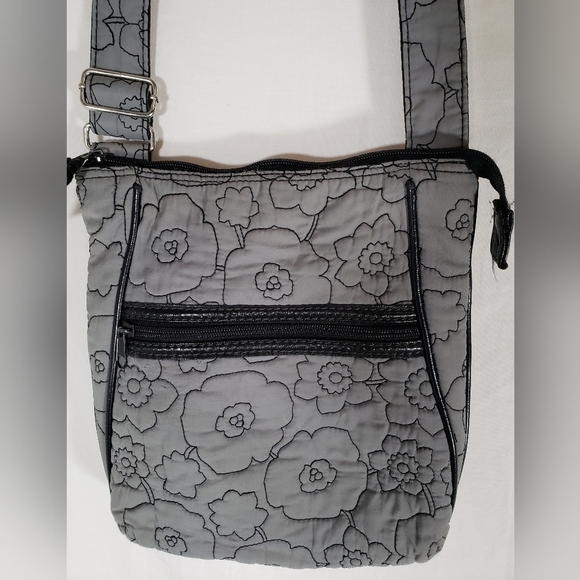 Thirty-one Gray Quilted Small Crossbody bag - Picture 1 of 5